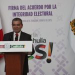 Firman acuerdo por la integridad electoral en Coahuila.
