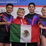 Hacen el 1-2, Iván Veloz y Mario Morales en el Panamericano de Gimnasia Aeróbica.