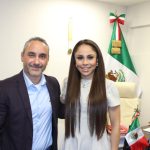 Antonio Cepeda y la diputada Paola Longoria abordan temas de interés para el deporte coahuilense.