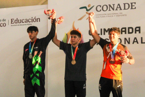 Suman luchadores coahuilenses tres preseas en la Olimpiada Nacional