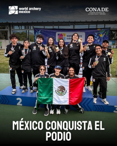 Destaca Coahuila en el Campeonato Panamericano Juvenil de Tiro con Arco