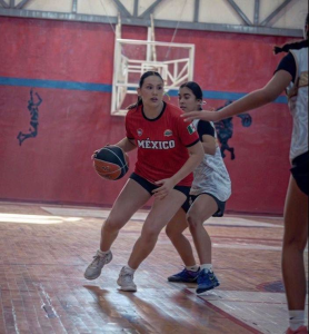 Inicia Vania González su camino con la Selección Mexicana de Básquetbol