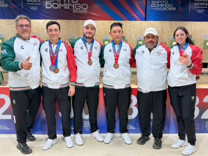 Coahuilenses conquistan medallas en el Tiro Deportivo de los JCC Santo Domingo 2026