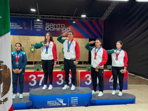 Con par de medallas, concluyen tiradores coahuilenses su participación en los JCC Santo Domingo 2026